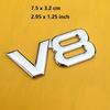 Металлическая наклейка-значок V8 на крыло Для V8 Racing Emblem Авто Для Автомобиля Мотоцикла Грузовика Внедорожника