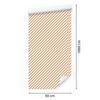 Striped Wallpaper, top cream, bottom cream for Living Room and Bedroom 50x1000