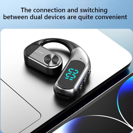 Bluetooth-compatible Earphone Stable Waterproof Language Translation Connection Noise Reduction IP54 Wireless Headphone