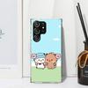 Мультяшный Милый Чехол Для Телефона Bubu Dudu Для Samsung Galaxy S26 S25 Edge S24 FE S23 S22 Ultra S21 Plus S20 + Художественные Fundas Задняя Крышка Gala