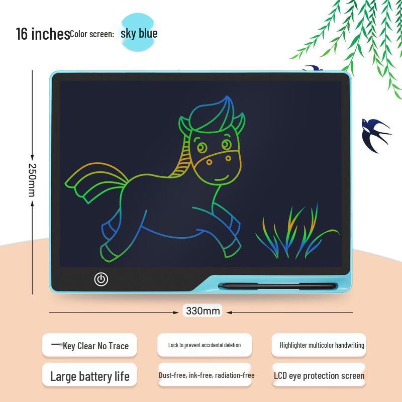 OLOEY 16-Inch Rechargeable LCD Writing Tablet for Kids