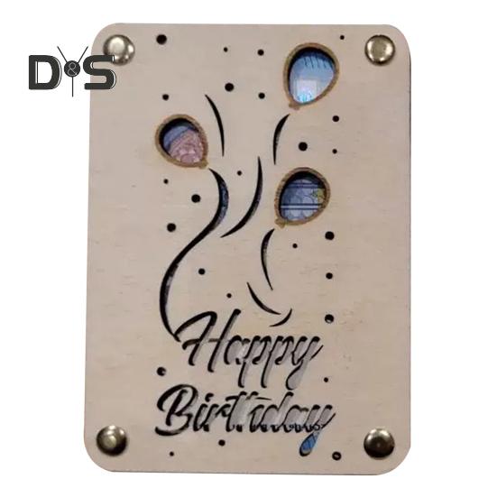 Держатель для денег на день рождения, деревянный держатель для денег, держатель для денег в виде конверта, упаковочный держатель для наличных или подарочной карты