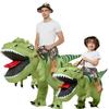 Animal Cartoon Riding T-Rex Inflatable Costume Nursery Kids Dinosaur Role Playing Game Adult Kids Chasing Game Birthday Gift