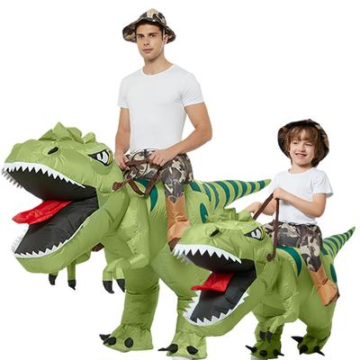 Животное Мультфильм Езда T-Rex Надувной Костюм Детская Детская Ролевая Игра Динозавр Взрослые Дети Игра Преследование Подарок На День Рождения