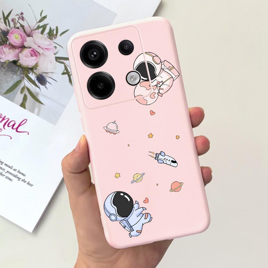 Чехол для телефона Xiaomi Redmi Note 13 Pro 5G с принтом "Корова" и клетчатым узором, из мягкого жидкого силикона, Funda для Redmi Note 13 4G Pro+ Plus