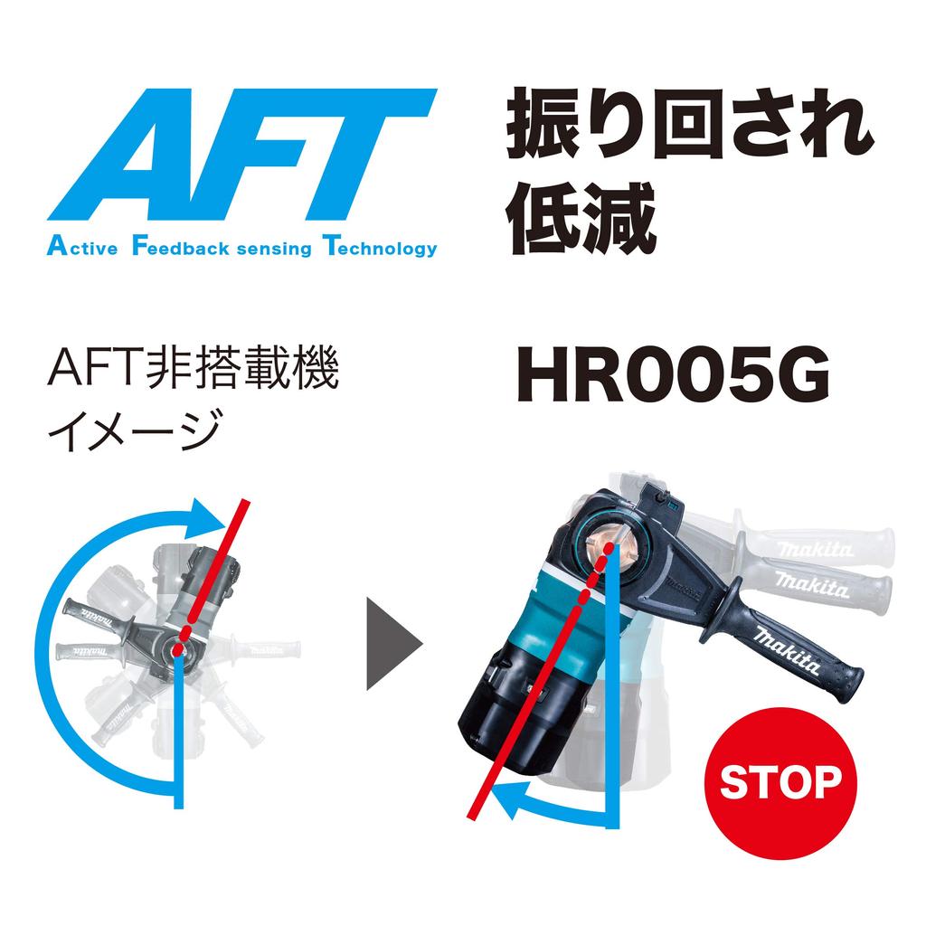 Аккумуляторная ударная дрель Makita 40 мм 40 В макс. 4 Ач, в комплекте 2 кейса HR005GRMX, синие батареи, зарядное устройство,