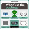 SIYEENOVE Умная машина-робот для Microbit V2 Набор для начинающих для умного кодирования, робот-машина, для студентов, начинающих, обучение программированию, STEM-образование с пультом дистанционного управления