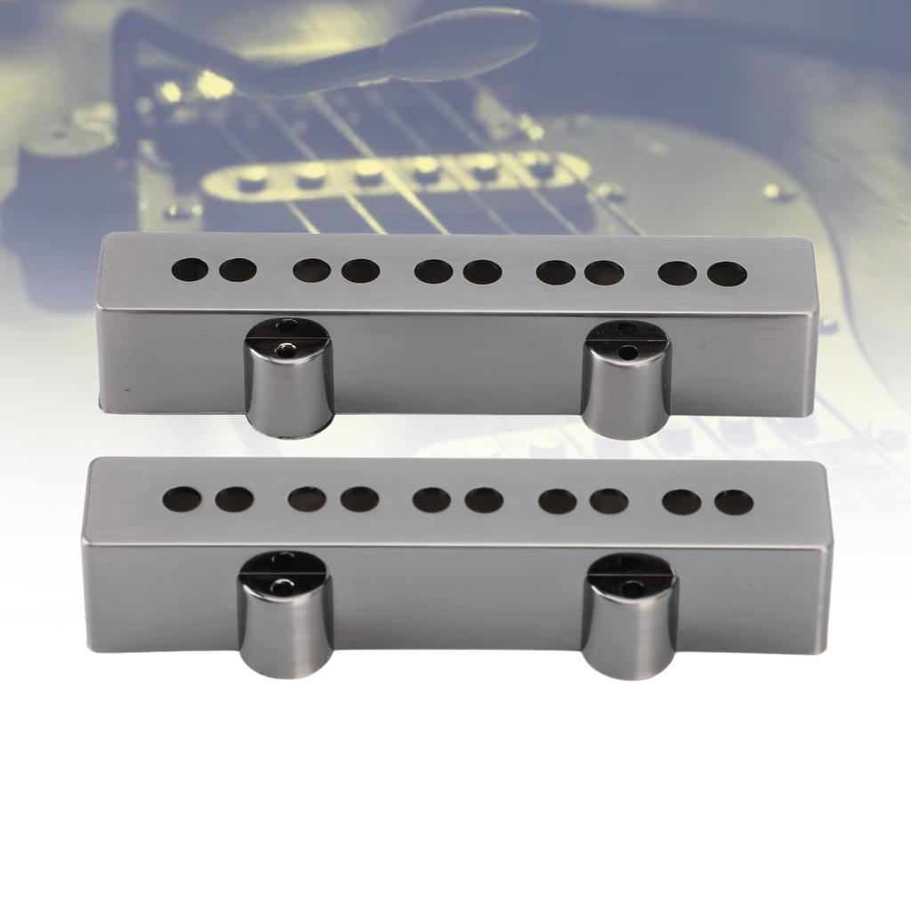 1 пара чехлов для звукоснимателей бас-гитары, 5-струнная электрическая бас-гитара, сменные аксессуары, пластик с хромовым покрытием