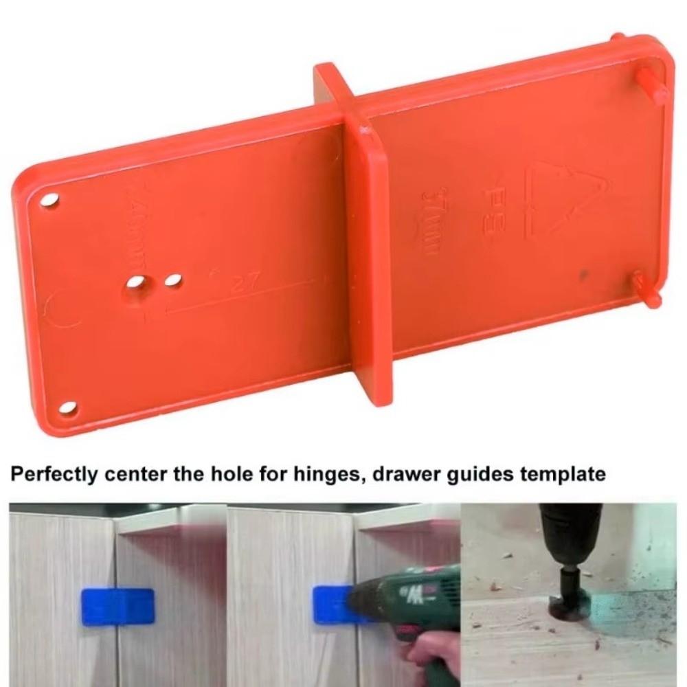 Plastic Door Guide Locator Door Cabinets Punch Locator Easy Use Hole Opener Positioning Tool