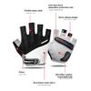 GTUBIKE Cycling Gloves Bicycle Gloves Mountain Bike Gloves – Anti Slip Shock Absorbing Padded Half Finger Short Sport Gloves