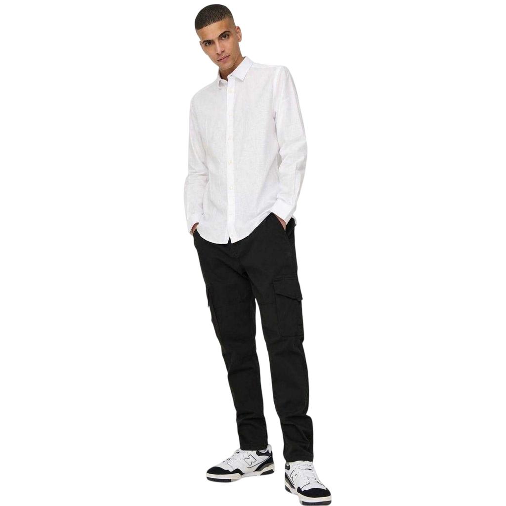 Only Mens Dean Regular Cargo Trousers