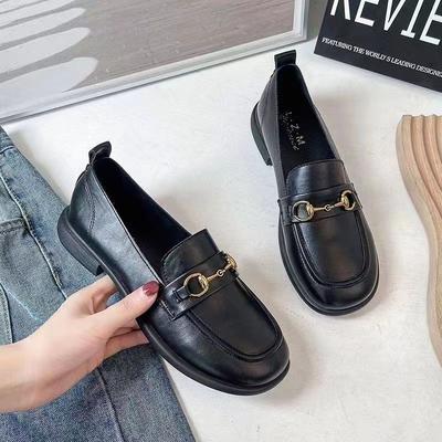 Неустающие ноги, женская обувь на мягкой подошве для работы, профессии, удобные одинарные туфли для долгой носки, черная рабочая обувь, маленькая кожаная обувь на плоской подошве