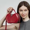 Кожаный нишевый дизайн сумка красное яблоко женская летняя новая сумочка для поездок подмышку на плечо женская сумка тренд