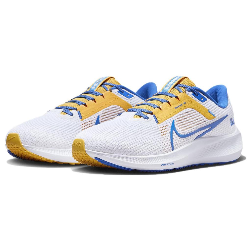 Nike Мужские кроссовки Air Zoom Pegasus 40 UCLA белое золото сигнально-синий DZ5988-100