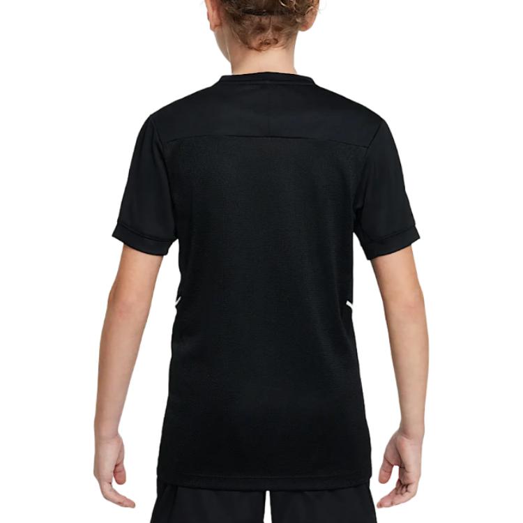 Nike Академическая футболка Dri Fit Черный/Черный/Белый/Белый Унисекс HJ3716-010