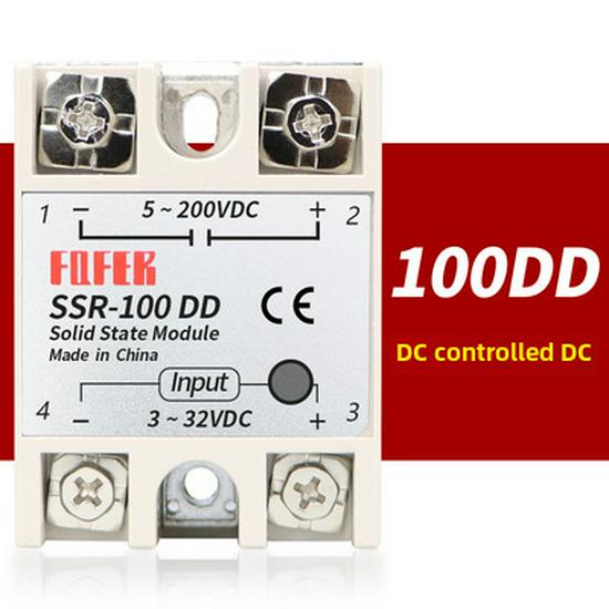 Управляемое постоянным током твердотельное реле переменного тока 40DA 25A 60DA 80DA 100DA-H 40DD VA однофазное твердотельное реле