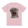 Jemotions Funny Cat Meme Graphic T-Shirt Unisex Women Harajuku High Quality Fashion T-shirts Casual 100% Cotton Oversized Tee Shirt