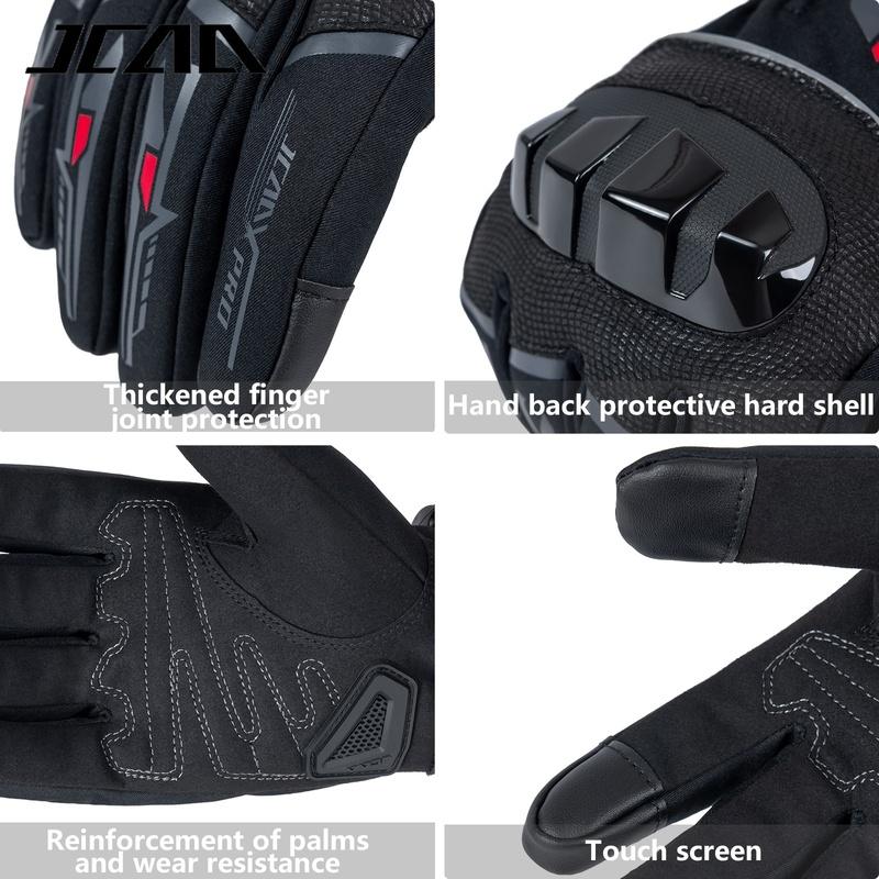 Winter Motorcycle Gloves Men Women Motorbike Thermal Gloves Waterproof Outdoor Sports Biker Riding Adventure Moto Travel Gloves
