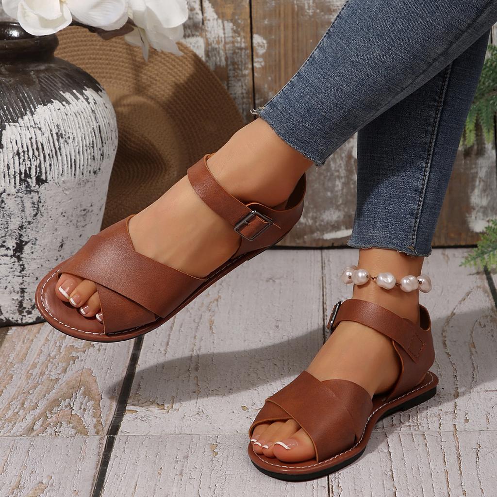Модные женские сандалии 2025 Лето Обувь для ходьбы Удобная женская обувь Балетки Женские уличные сандалии Женская обувь
