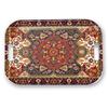 Lightweight, Stylish, Washable Rectangular Tray with a Bohemian Design (37 X 25 Cm) with Handles for Serving Meals, Cakes, and Japanese Sweets.