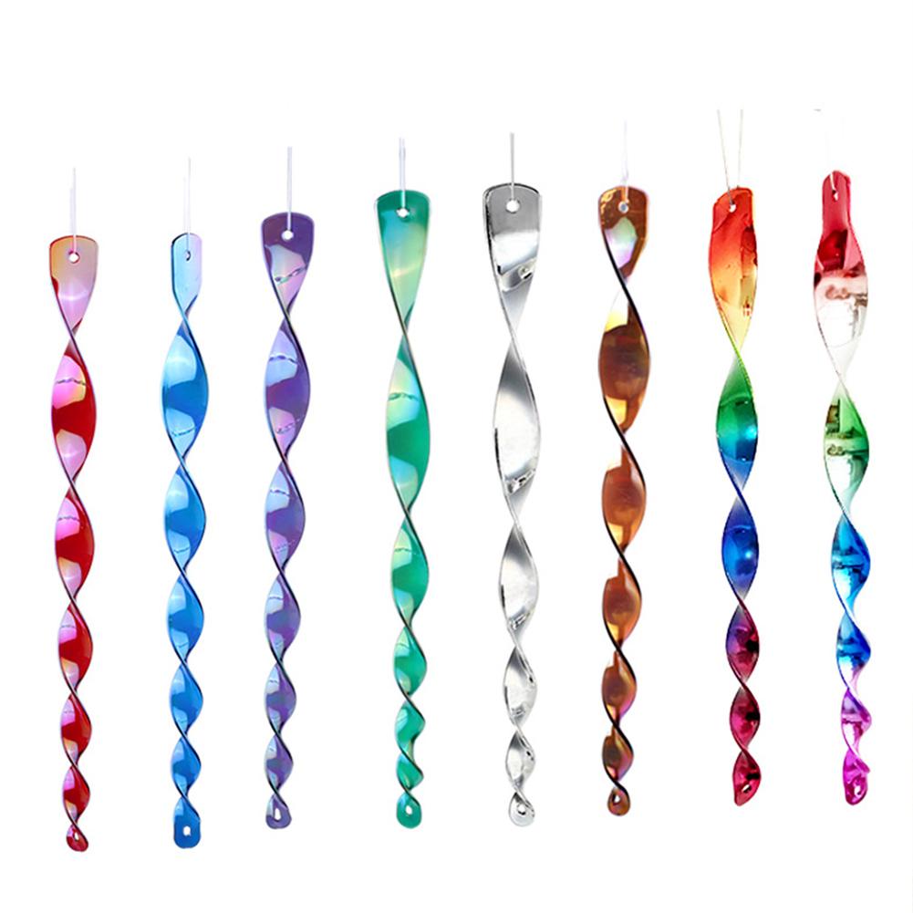 6 шт., отпугиватель птиц, спиральный вращающийся стержень, светоотражающее устройство для сдерживания ветра, устройство управления, сельскохозяйственные отпугивающие птицы, садовые украшения, декор