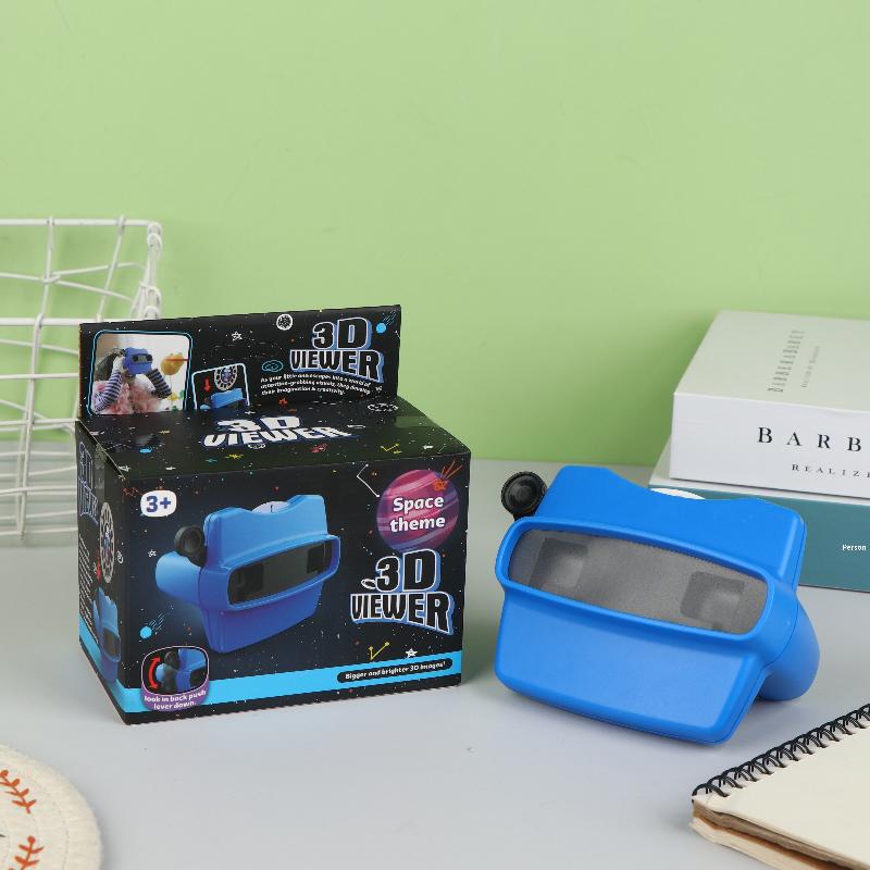 Новый 3D View-Master 3D Образовательный Просмотровый Аппарат Тема Животные/Океан/Динозавры/Космос Мини-Театр Светящиеся Игрушки Детский Подарок