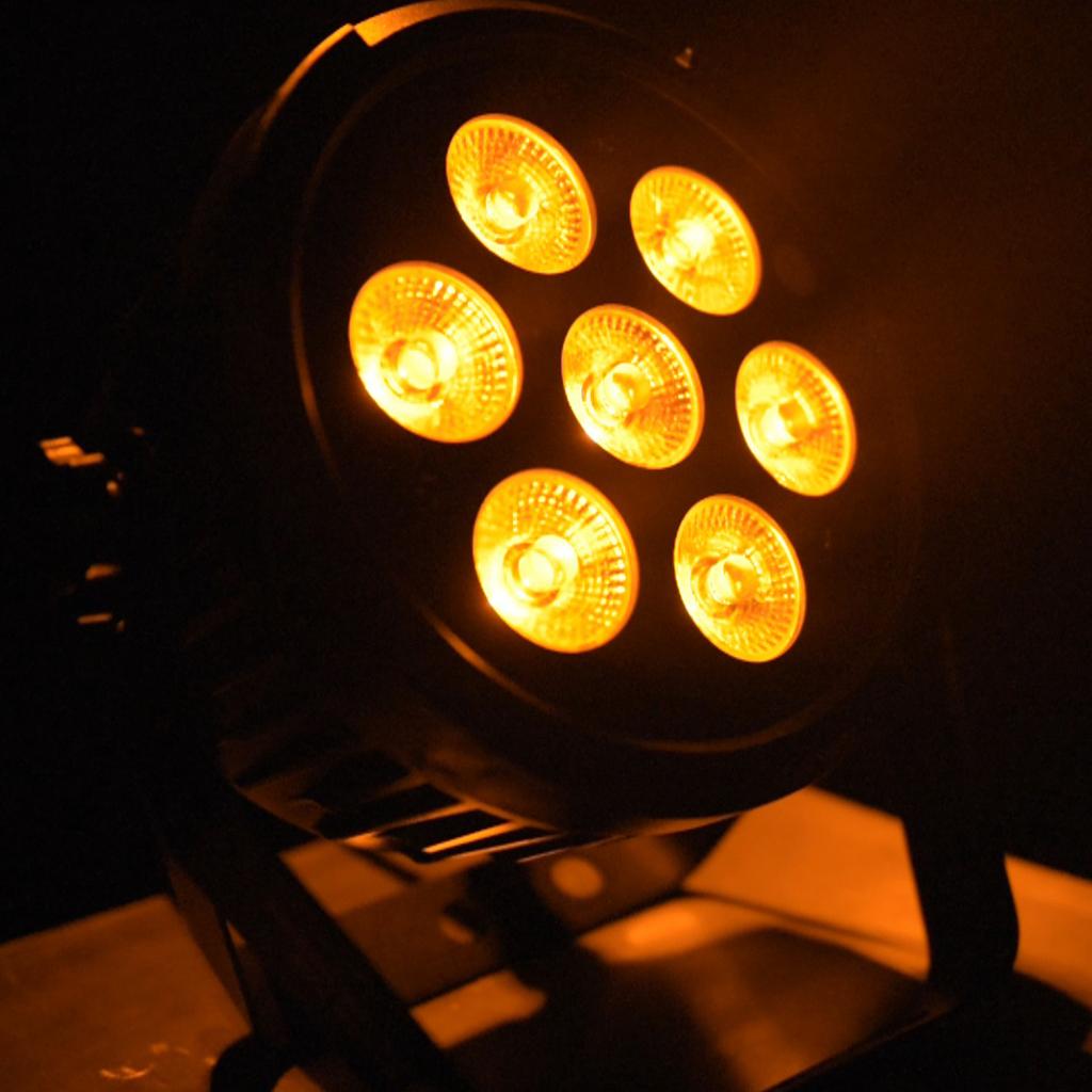 Light4Me Black Par 7X10W Rgbwa Led Mocny Lekki