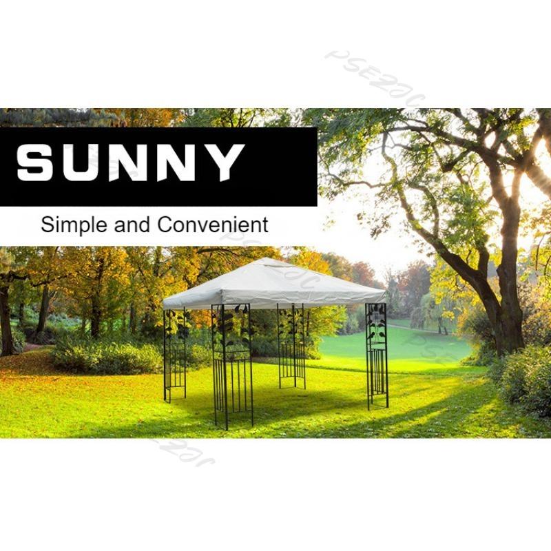 3x3M Sunshade Canopy 300D Encrypted Waterproof Polyester Fabric Multi-color Outdoor Courtyard Canopy Rainproof Tent