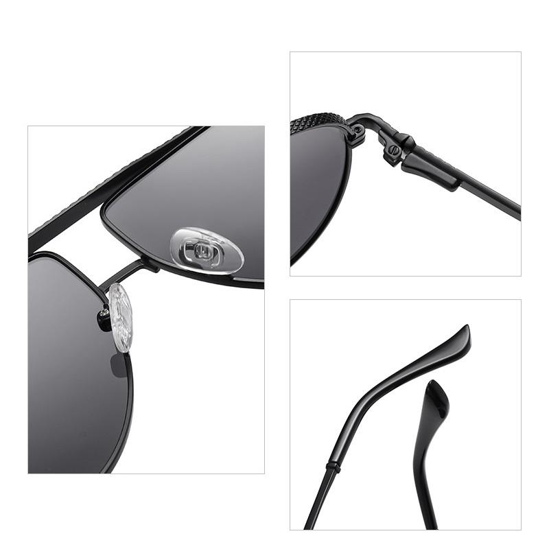 AORON мужские поляризационные солнцезащитные очки в металлической оправе, модные уличные очки для рыбалки, вождения, классический дизайн, спортивные очки, летние