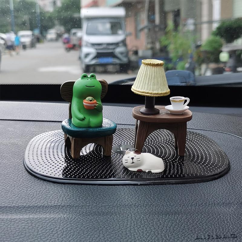 Исцеляющие автомобильные украшения в виде лягушек Закка: Милое украшение интерьера для дома, офиса или автомобиля