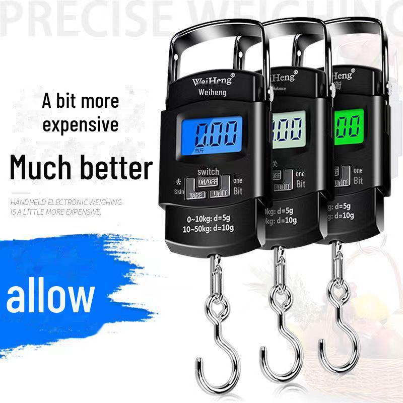 Высокоточные портативные электронные весы для взвешивания багажа и рыбы