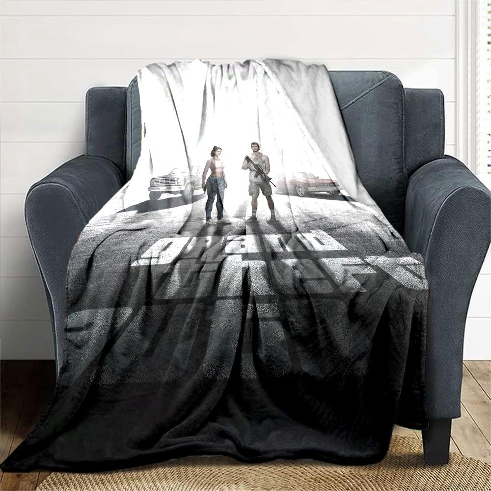 Gta Blanket Soft & Cozy Perfect for Bed Bedding Office Chair Four Seasons Universal Stylish Decor Unique Gift for Family and Friends Camping