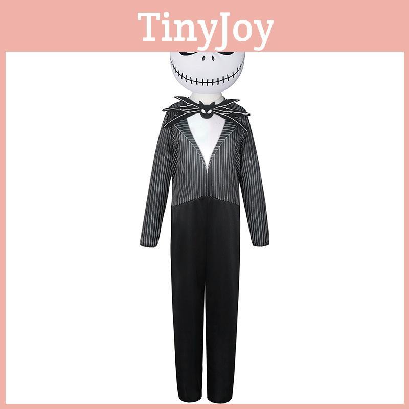 Nightmare Before The Christmas Jack Skellington Cosplay Childern Costume Party