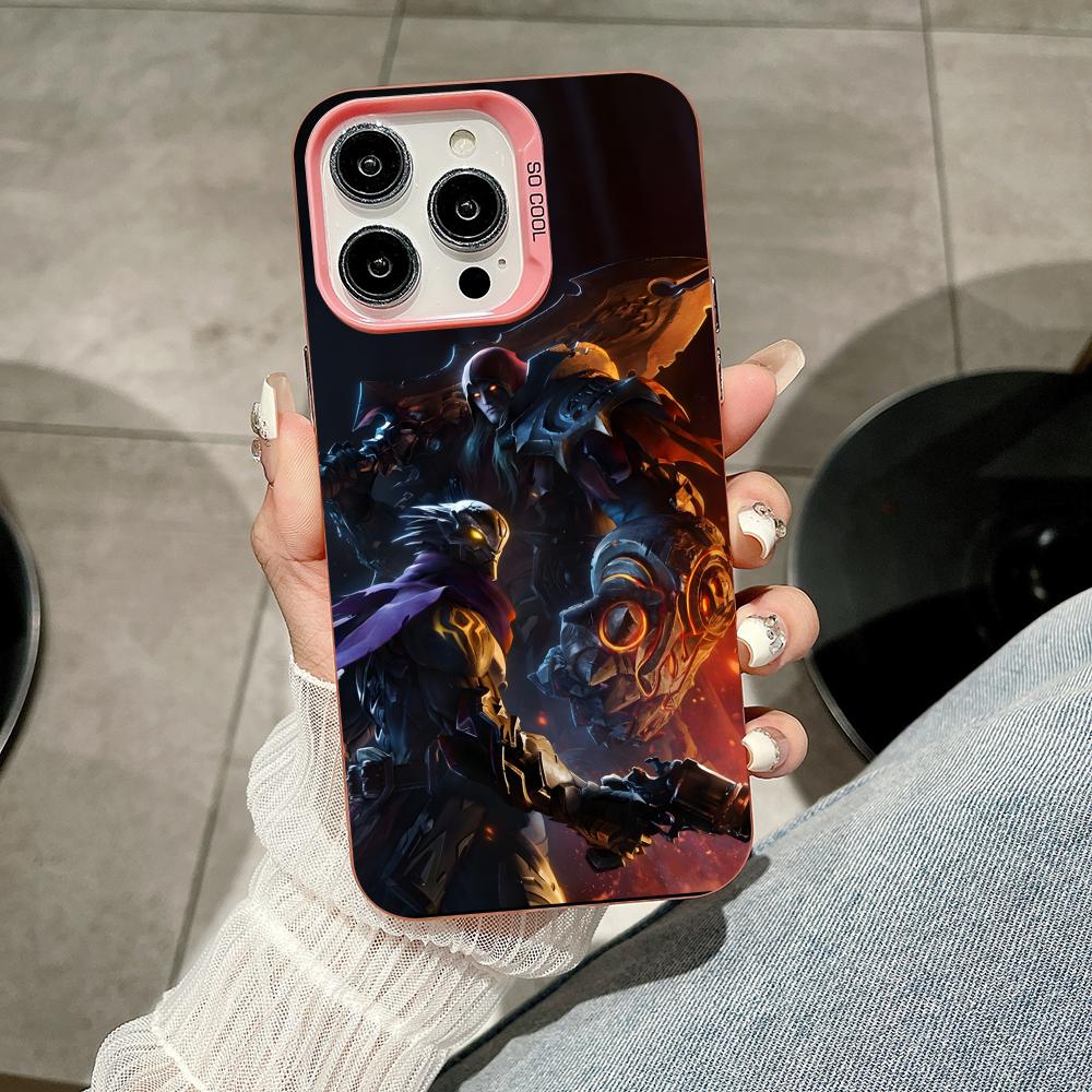 Game Darksiders Mobile Phone Case for iPhone 17 16 15 14 13 12 11 X XR XS 8 7 Air Pro Max Plus Translucent Pink Colorful Cover