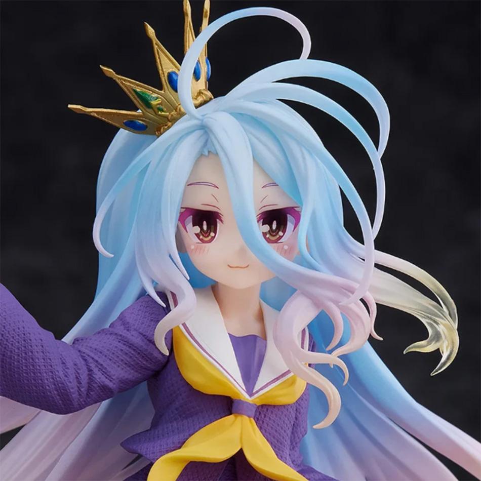 18-сантиметровая фигурка Широ из аниме No Game No Life в школьной форме с кошачьими ушками, изготовленная из ПВХ. Коллекционная игрушка, подарок.