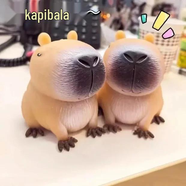 Adorable Capybara Desktop Ornament for Stress Relief
