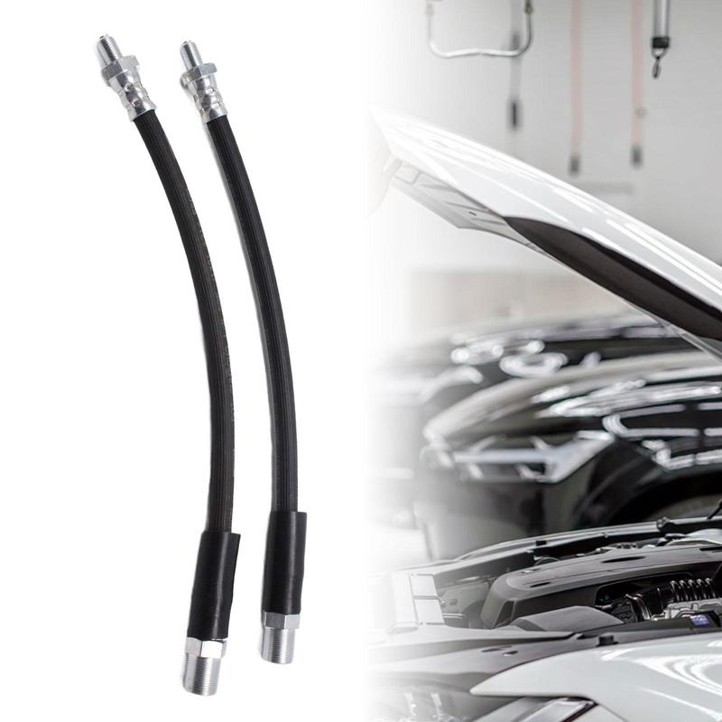 2Pcs Front Brake Hoses Brake Pipe Set Gbh249 Stable Performance Repair Part Wear Resistant Replacing Stainless Steel Rubber