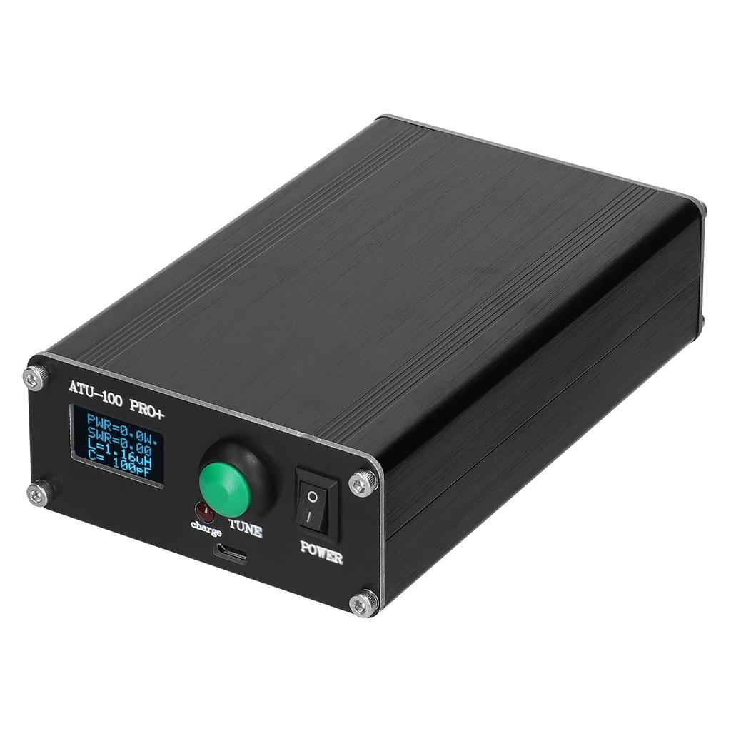 Assembled Automatic Antenna Tuner 1.8-55Mhz Portable 0.96-inch OLED Display Automatic Tuner