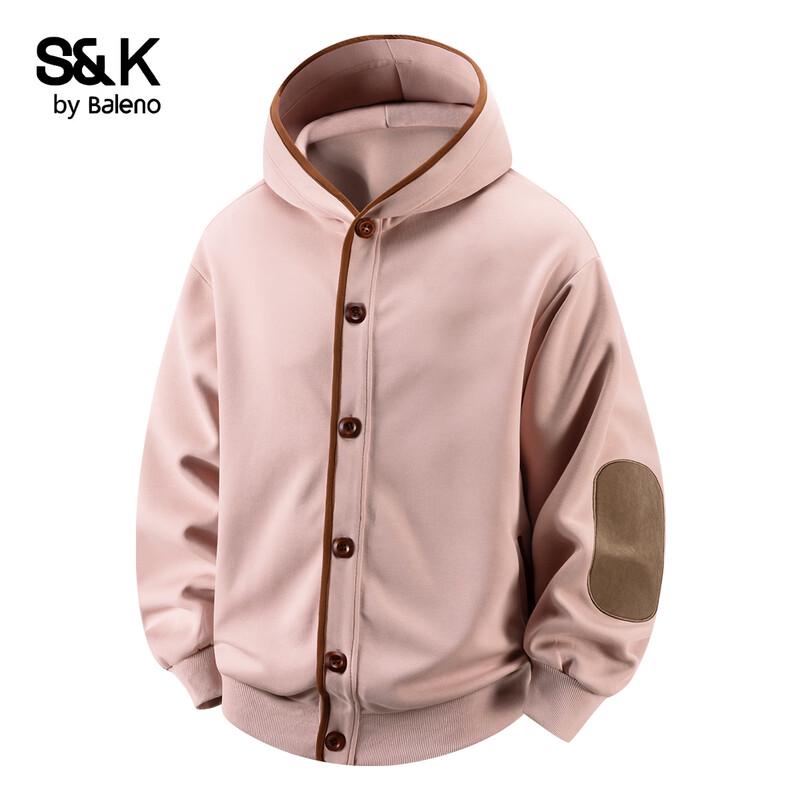 Мужской ретро-кардиган с капюшоном Baleno S&K