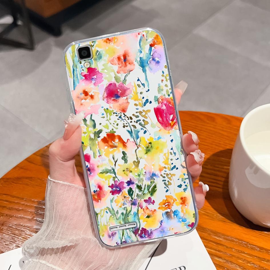 Для Oppo F3 F11 F21 F7 F9 F1 F1S F5 F19 F17 F15 Pro чехол для телефона красивый красочный цветок прозрачный силиконовый TPU защитный чехол от падений Oppo Capa