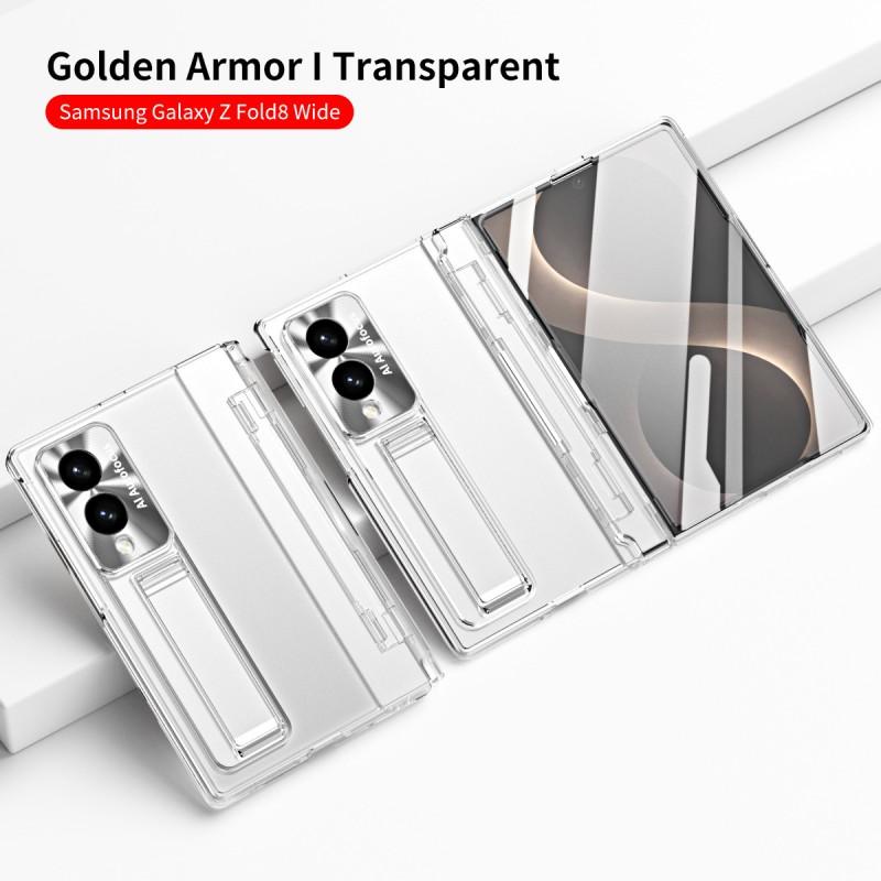 Чехол для Galaxy Z Fold 8 Ultra с гладким дизайном шарнира, гальванизированный слот для стилуса, ударопрочная поликарбонатная крышка, для повседневного использования