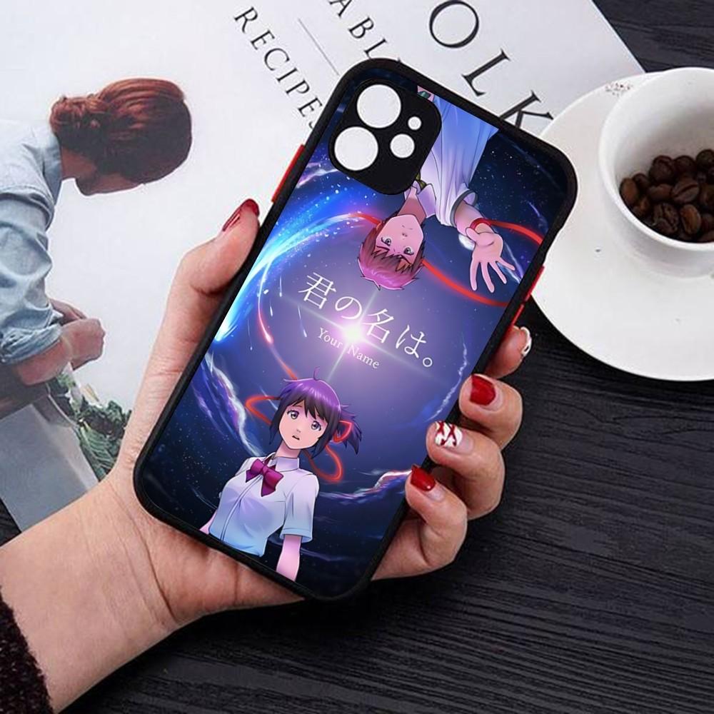 Your Name Phone Case For IPhone 14 11 12 13 Mini Pro Max 8 7 Plus X XR XS MAX Translucent Matte Cover