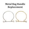Metal Bag Handle Replacement Purse Bag Handles Diy Handmade For Making Handbag
