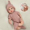 Мягкая эластичная кукла-реборн из чистого силикона с полным телом, реалистичная, мягкая, готовая кукла-имитация, расписанные вручную волосы, кукла-младенец, игрушка для сна ребенка