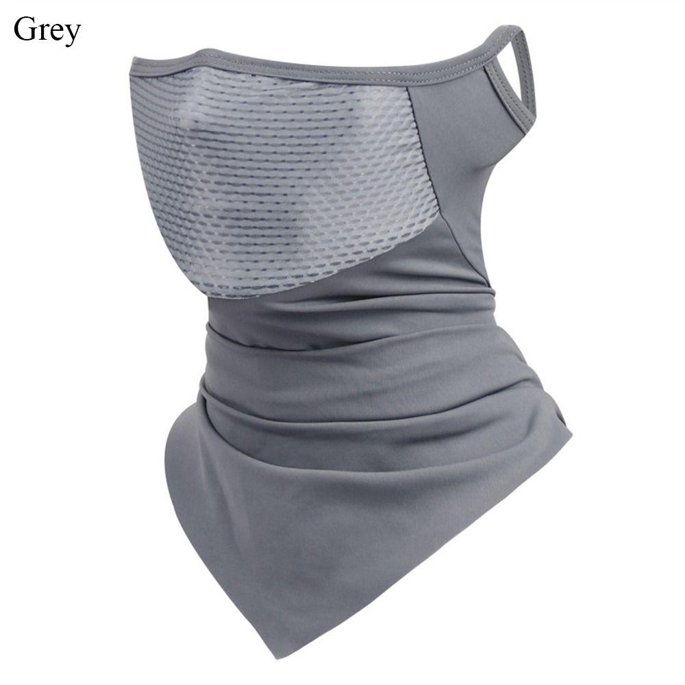 Защита от солнца Маска для лица закрывающая все лицо Дышащий мотоциклетный шарф Модная велосипедная маска Лето