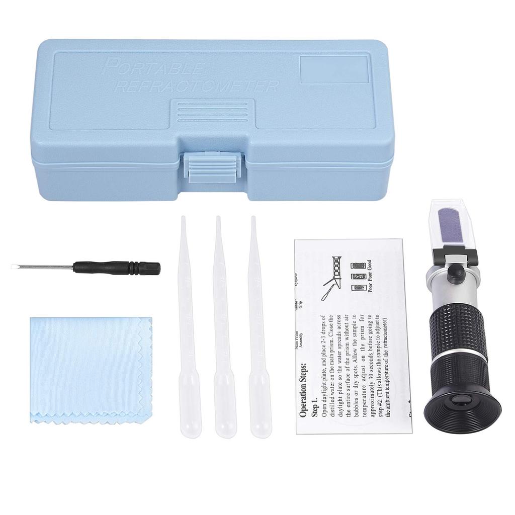 AUTOUTLET Brix рефрактометр Brix рефрактометр автоматическая коррекция температуры с функцией ATC ареометр алюминиевый ручной рефрактометр Brix