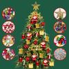 70Pcs Mini Christmas Tree Decoration Ornaments Set | Beautiful Xmas Tree Hanging Baubles & Décor Items | Christmas Tree Decorations