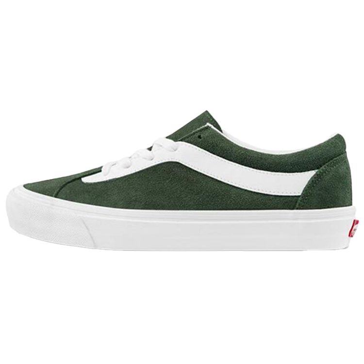 Vans Bold Durable Lightweight Slip-Resistant Low-Top Skate Shoes Unisex Sneakers Green White VN0A3WLP42P