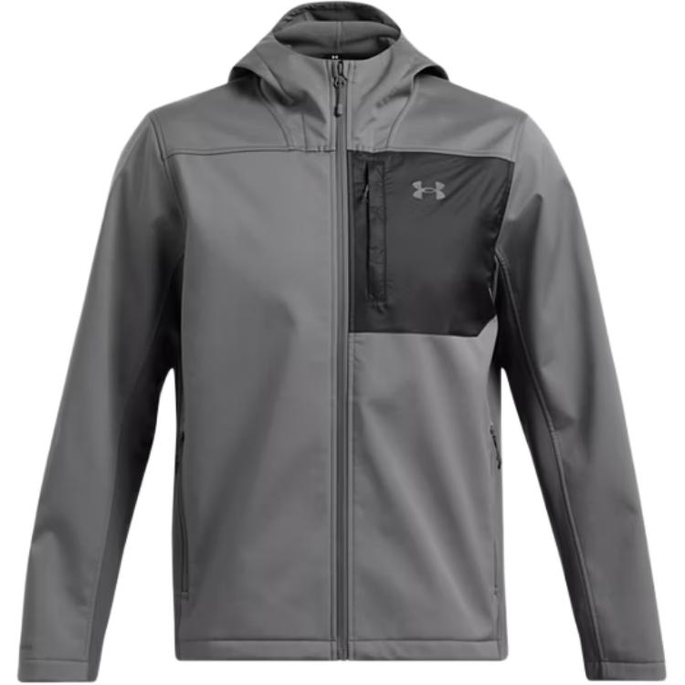 Under Armour Мужская куртка с капюшоном Under Armour Storm ColdGear Infrared Shield 2.0 Серая 1371587-025
