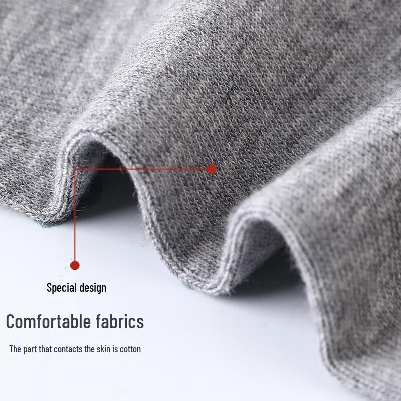 Pierre Cardin Men's Pure Cotton Business Mid-Calf Socks - 5 Pairs